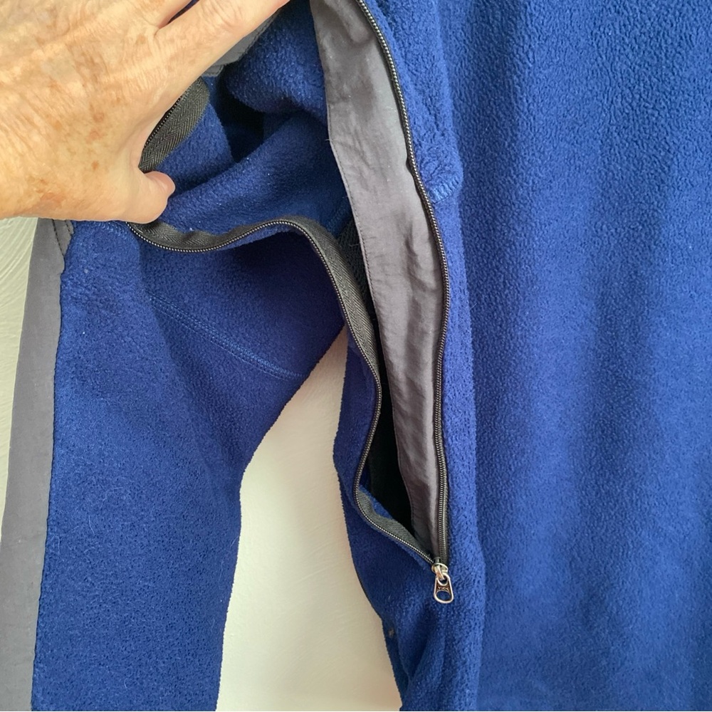 Marmot Men’s Navy Blue Polartec  Fleece Jacket Size XL Full Zip Hiking Pockets - Picture 14 of 14